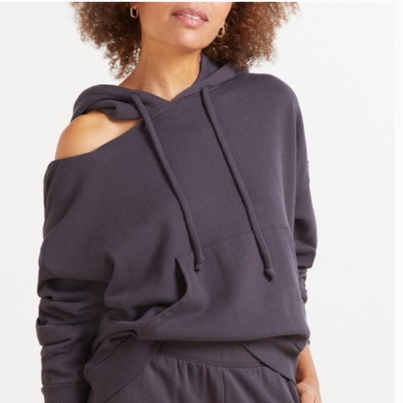 Z Supply Asymmetrical Relaxed Hoody - Picture 1 of 5